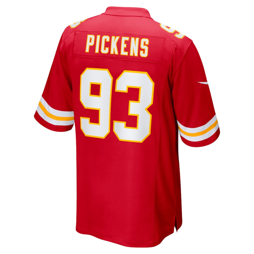 Fenge KC.Chiefs #93 Zacch Pickens Red Team Game Jersey