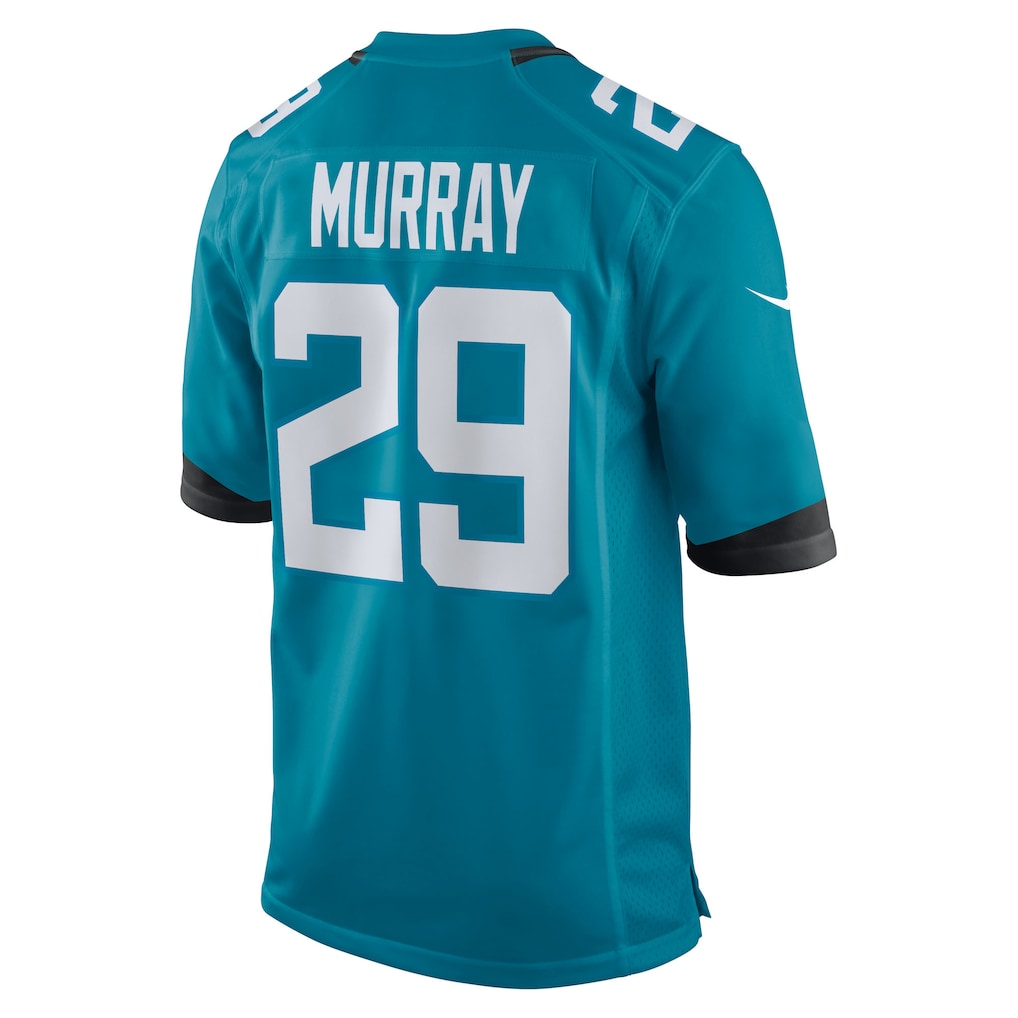Fenge J.Jaguars #29 Eric Murray Teal Team Game Jersey