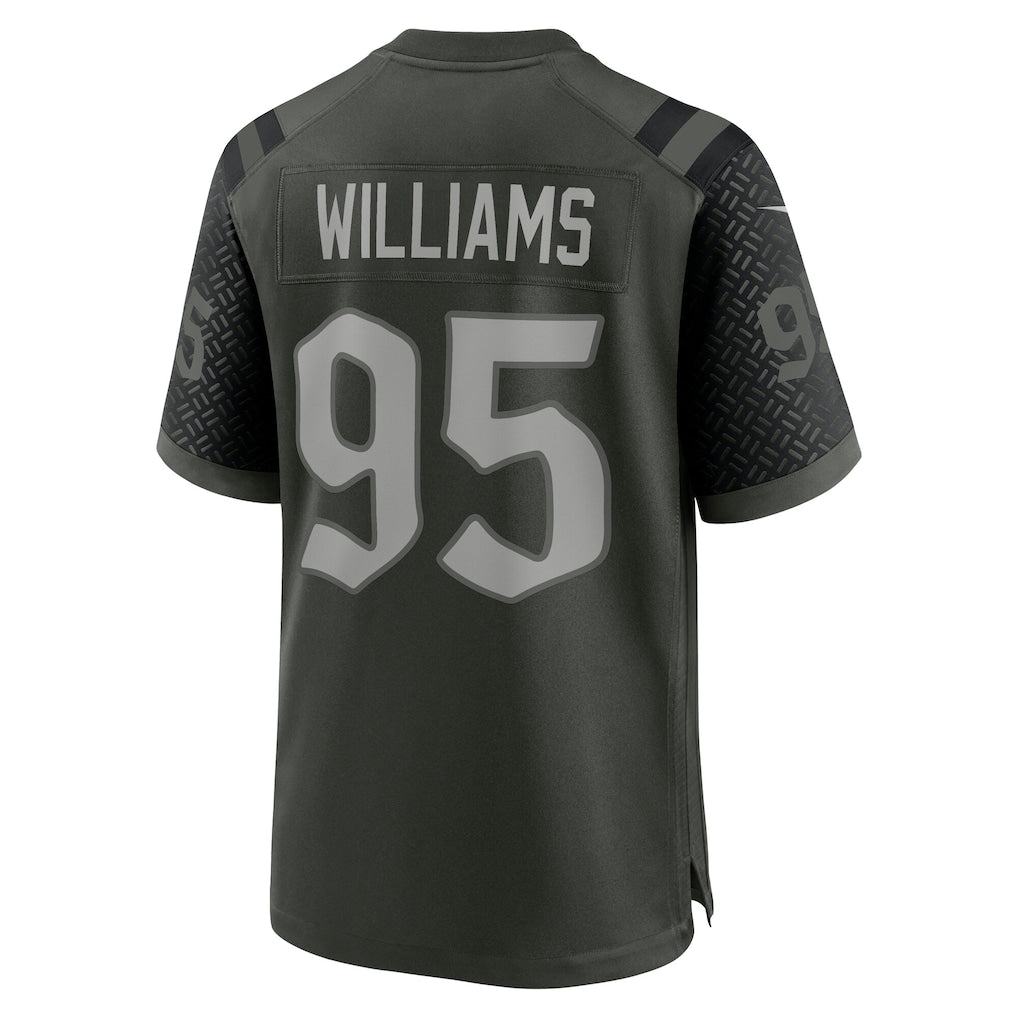 Fenge NY.Jets #95 Quinnen Williams Gotham Green 2025 Rivalries Collection Game Jersey