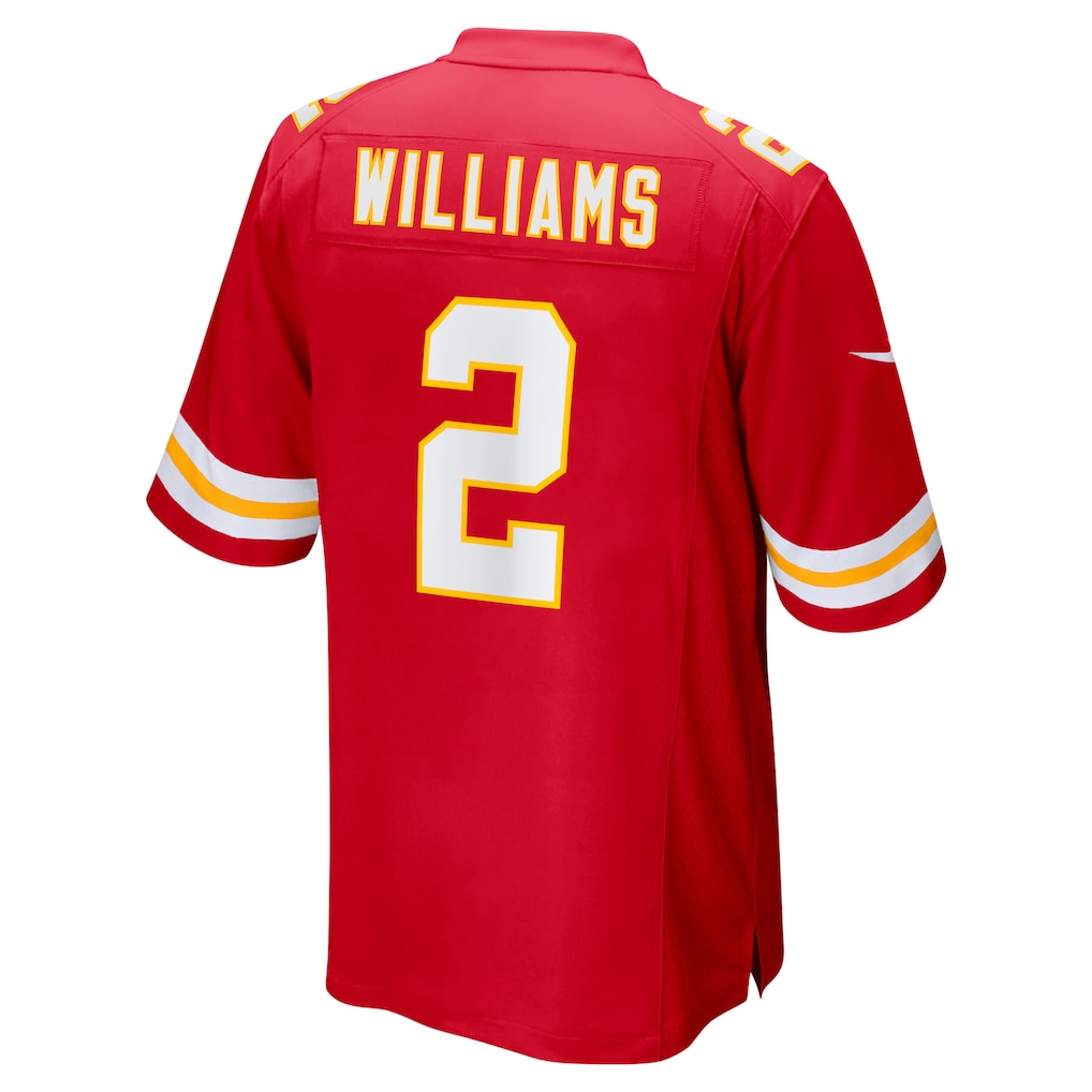 Fenge KC.Chiefs #2 Joshua Williams Red Game Jersey