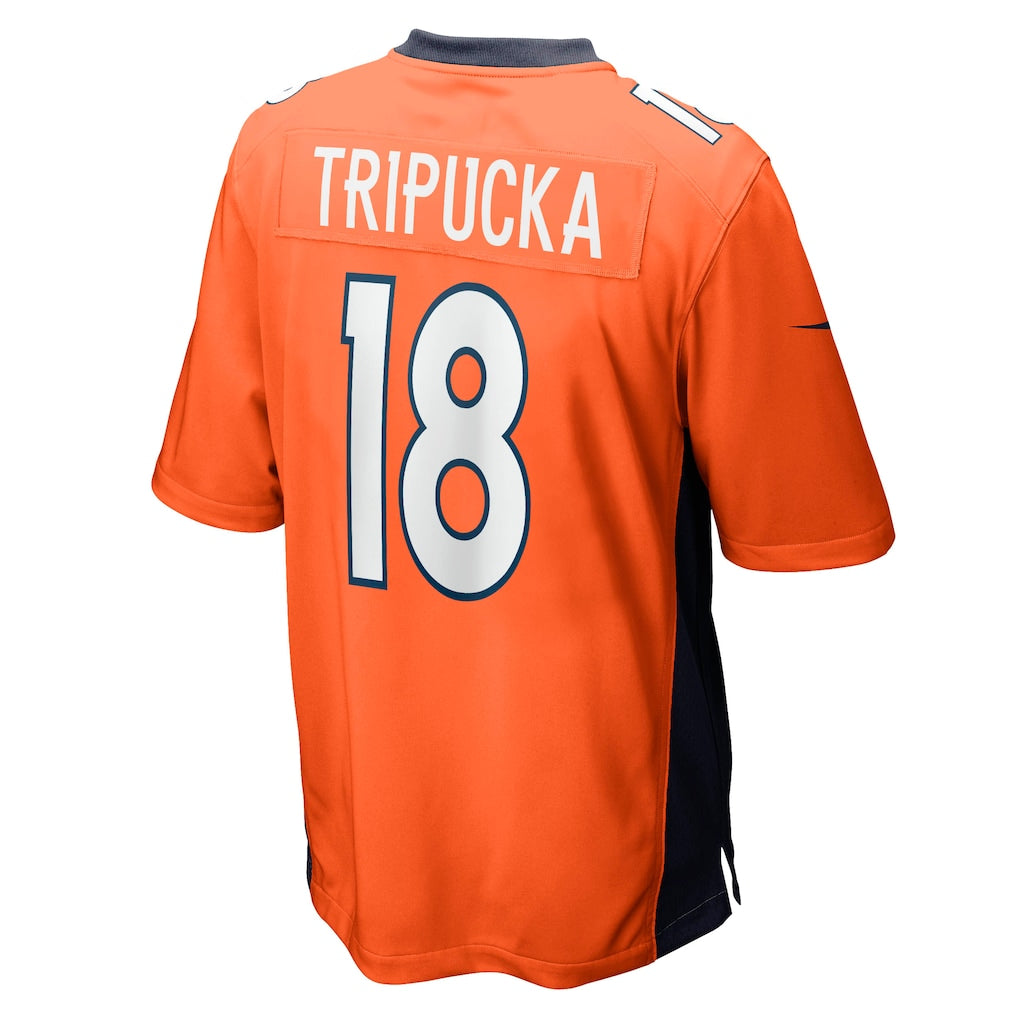 Fenge D.Broncos #18 Frank Tripucka Orange Retired Player Jersey