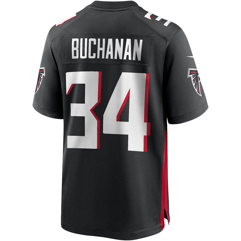 Fenge A.Falcons #34 Ray Buchanan Black Team Game Jersey