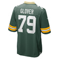 Fenge GB.Packers #79 Travis Glover Green Game Jersey