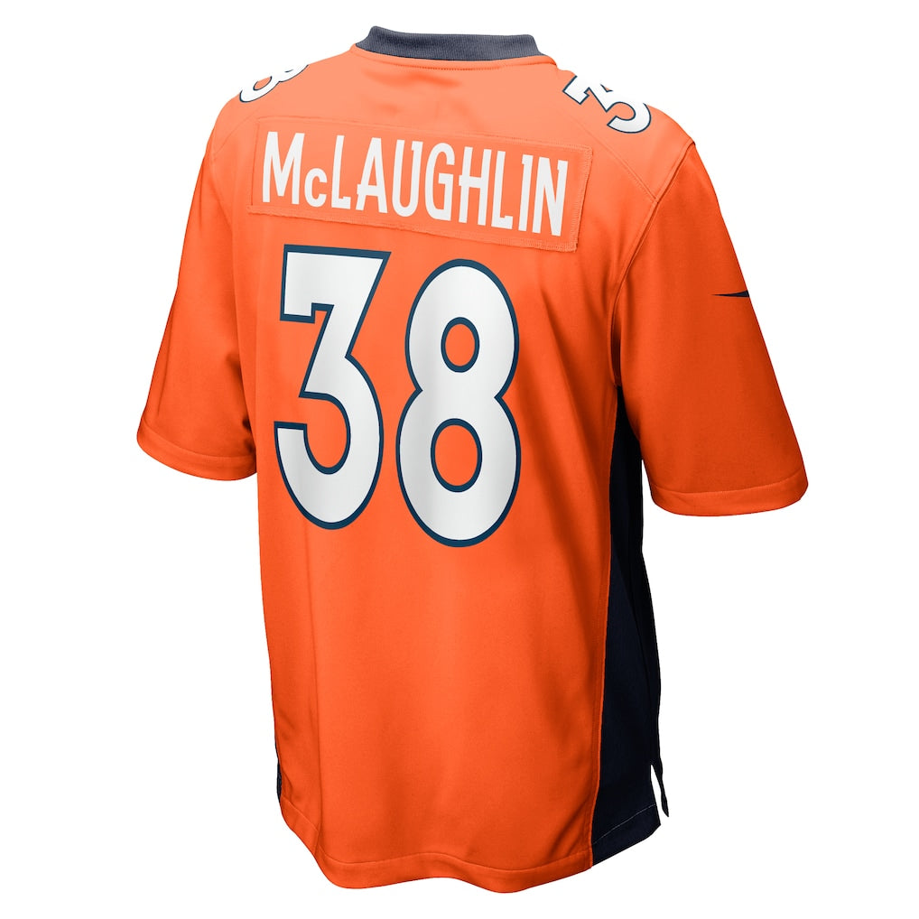 Fenge D.Broncos #38 Jaleel McLaughlin Orange Game Jersey