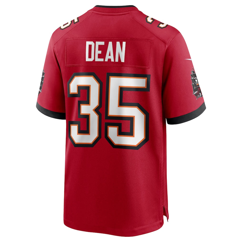 Fenge TB.Buccaneers #35 Jamel Dean Red Game Jersey
