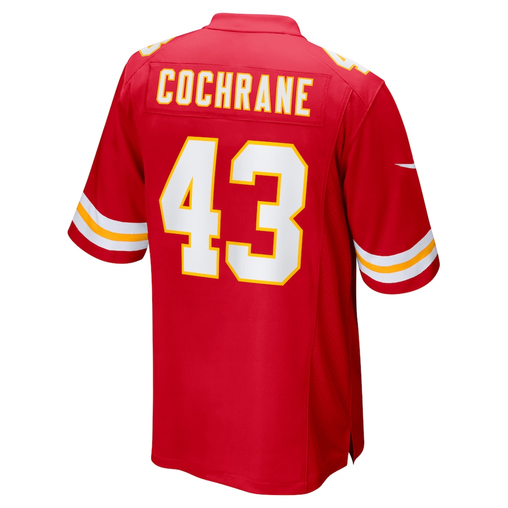 Fenge KC.Chiefs #43 Jack Cochrane Red Game Player Jersey
