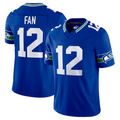 Fenge #12 12th Fan Player S.Seahawks Royal Vapor F.U.S.E. Limited Stitched Jerseys