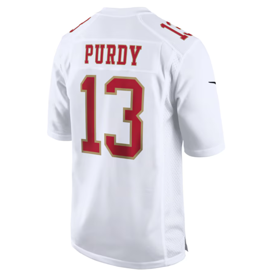 Fenge #13 Brock Purdy Player SF.49ers Tundra White Fashion Game Stitched Jersey
