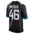 Fenge J.Jaguars #46 Ross Matiscik Black Alternate Game Jersey