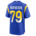 Fenge LA.Rams #79 Rob Havenstein Royal Game Jersey