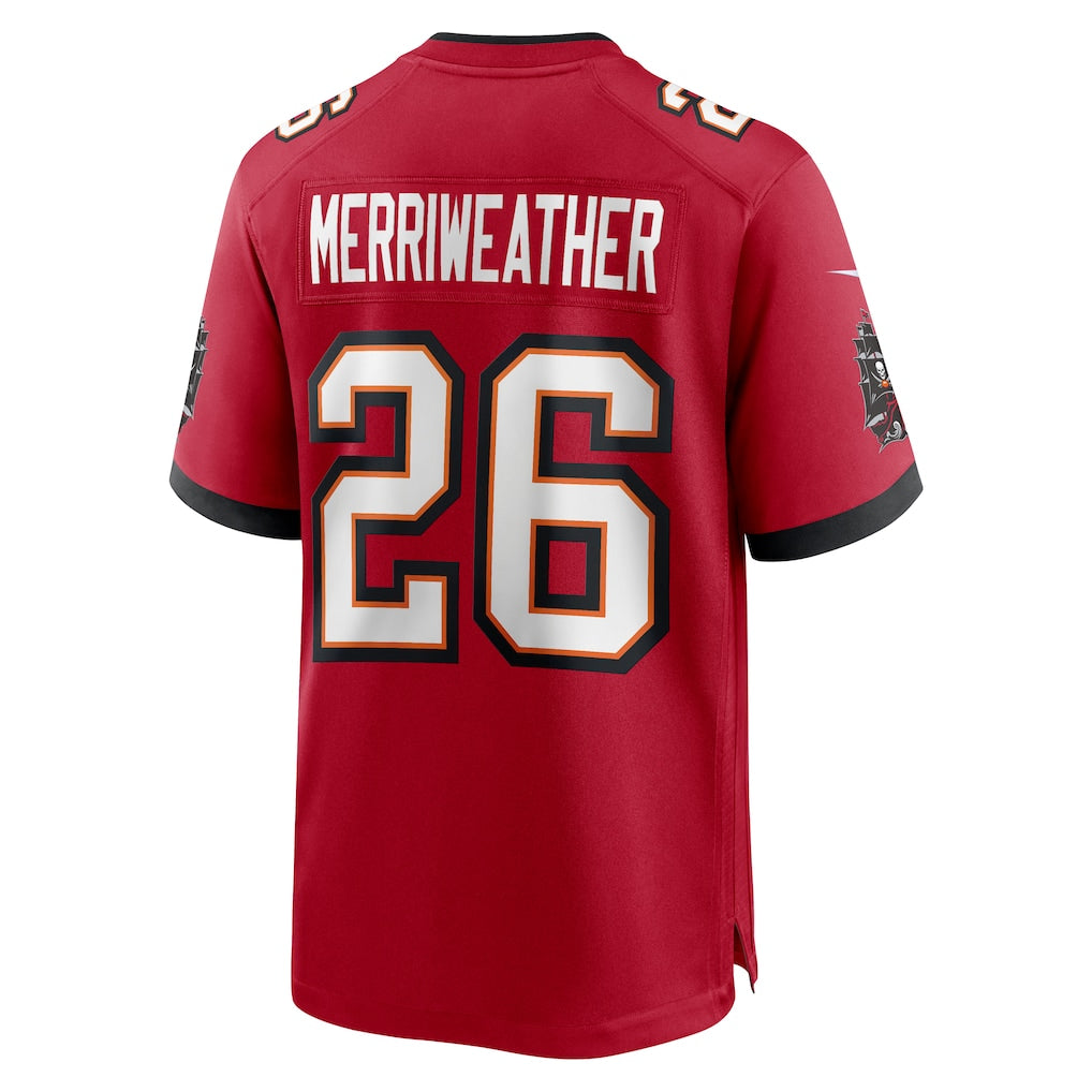 Fenge TB.Buccaneers #26 Kaevon Merriweather Red Game Jersey