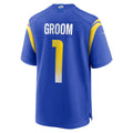 Fenge LA.Rams #1 Groom Royal Game Jersey