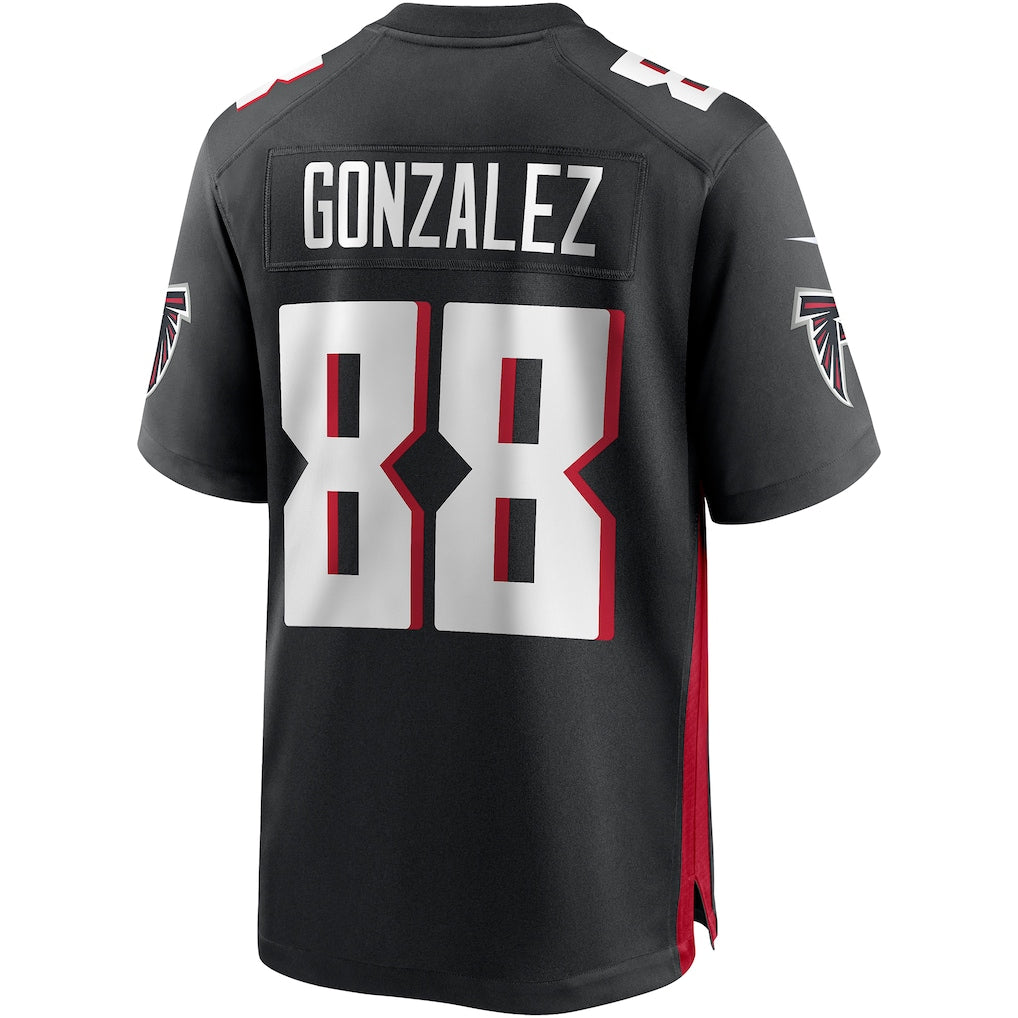 Fenge A.Falcons #88 Tony Gonzalez Black Game Retired Player Jersey