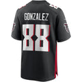 Fenge A.Falcons #88 Tony Gonzalez Black Game Retired Player Jersey