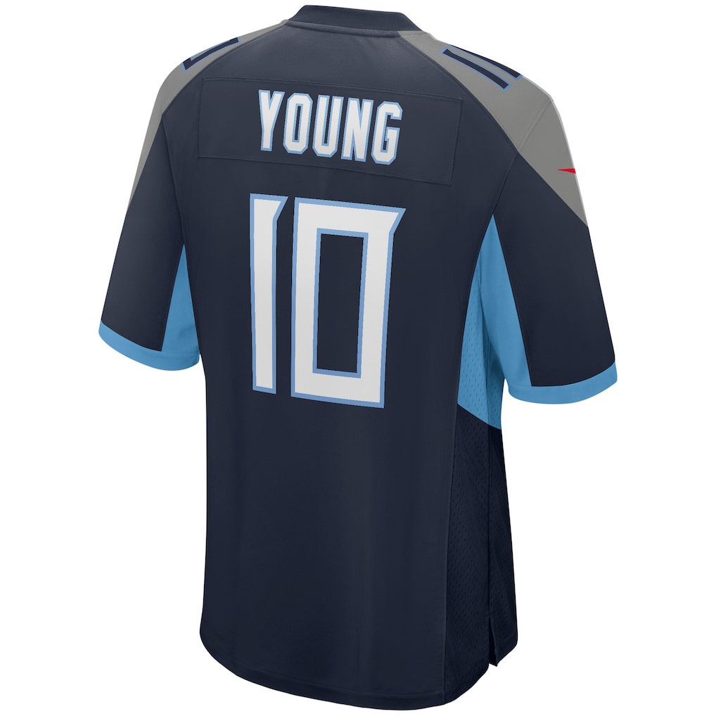 Fenge T.Titans #10 Vince Young Navy Game Retired Player Jersey