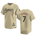 Fenge A.Diamondbacks #7 Corbin Carroll Player Gold Home Limited Personalized Stitched Jerseys
