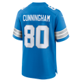 Fenge D.Lions #80 Malik Cunningham Blue Team Game Jersey