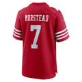 Fenge SF.49ers #7 Thomas Morstead Scarlet Team Game Jersey