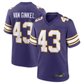 Fenge #43 Andrew Van Ginkel Player MN.Vikings Purple Game Stitched Jerseys