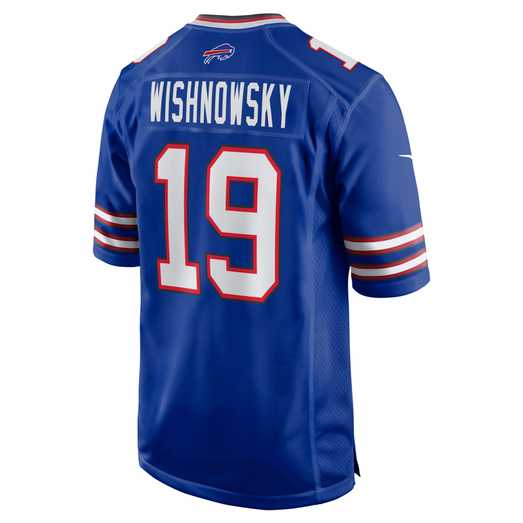 Fenge B.Bills #19 Mitch Wishnowsky Royal Team Game Jersey