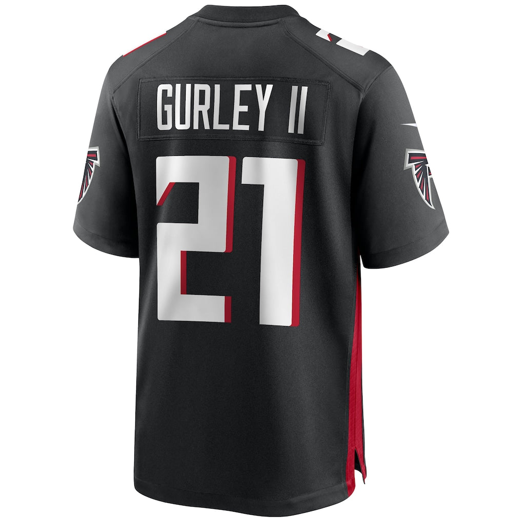 Fenge A.Falcons #21 Todd Gurley II Black Team Game Jersey