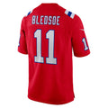 Fenge NE.Patriots #11 Drew Bledsoe Red Retired Player Alternate Game Jersey
