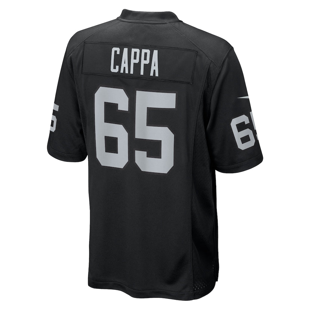 Fenge LV.Raiders #65 Alex Cappa Black Team Game Jersey