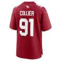 Fenge A.Cardinals #91 L.J. Collier Cardinal Team Game Jersey