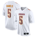 Fenge #5 Jayden Daniels Player W.Commanders Tundra White Fashion Stitched Jerseys