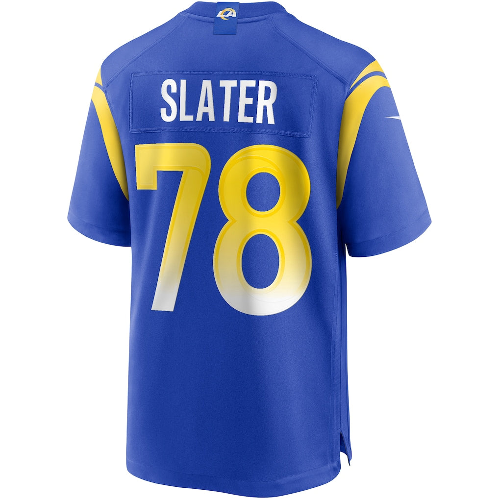 Fenge LA.Rams #78 Jackie Slater Royal Game Retired Player Jersey