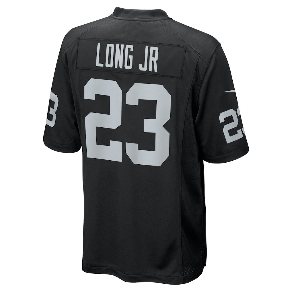 Fenge LV.Raiders #23 David Long Jr. Black Team Game Jersey
