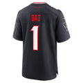 Fenge H.Texans #1 Dad Navy Game Jersey