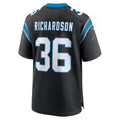 Fenge C.Panthers #36 Demani Richardson Black Team Game Jersey