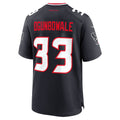 Fenge H.Texans #33 Dare Ogunbowale Navy Team Game Jersey