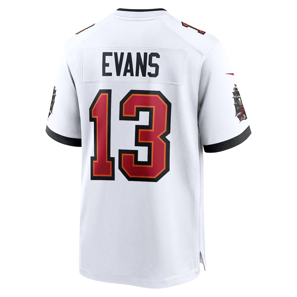 Fenge TB.Buccaneers #13 Mike Evans White Game Jersey