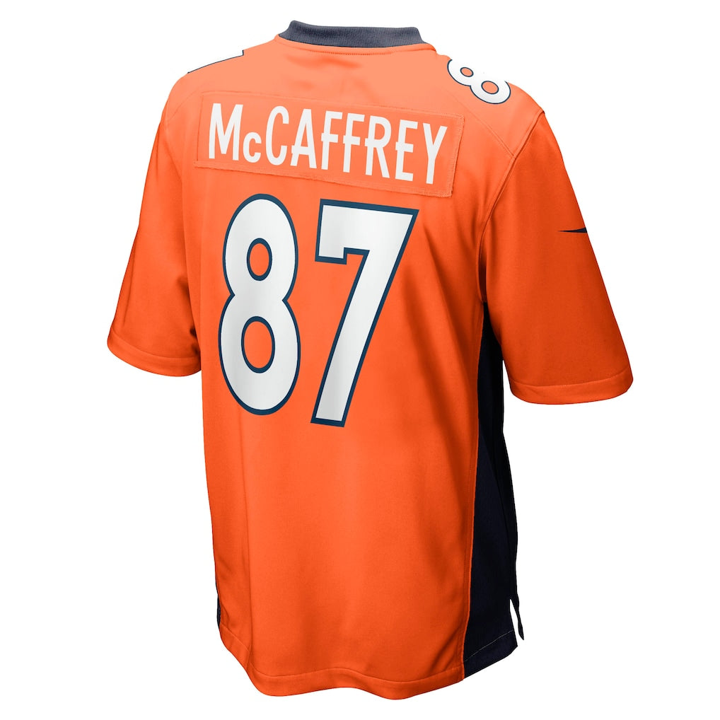 Fenge D.Broncos #87 Ed McCaffrey Orange Game Retired Player Jersey