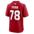 Fenge A.Cardinals #78 Josh Fryar Cardinal Team Game Jersey