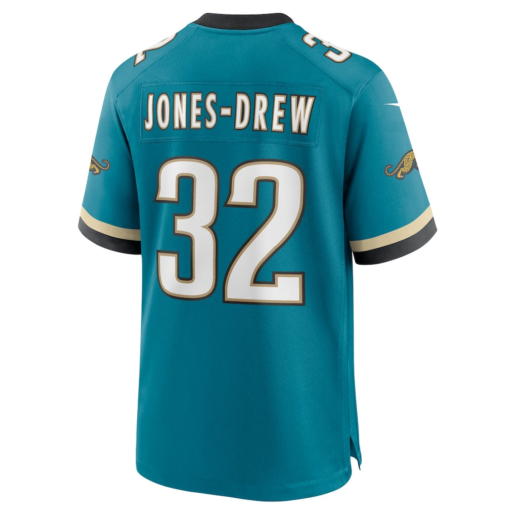 Fenge J.Jaguars #32 Maurice Jones-Drew Teal Retired Player Alternate Game Jersey