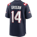 Fenge NE.Patriots #14 Steve Grogan Navy Game Retired Player Jersey