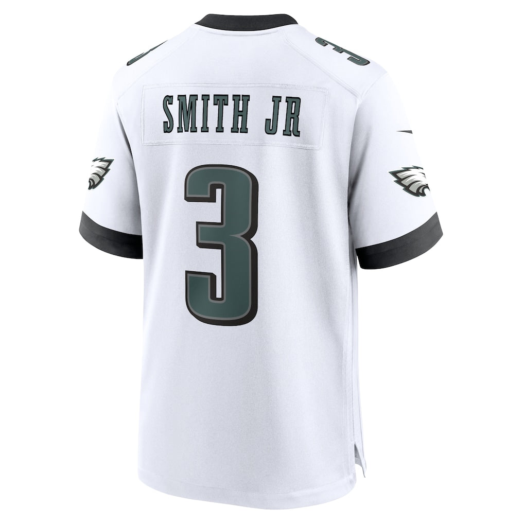 Fenge P.Eagles #3 Nolan Smith White Game Jersey