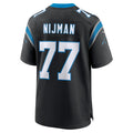 Fenge C.Panthers #77 Yosh Nijman Black Game Jersey