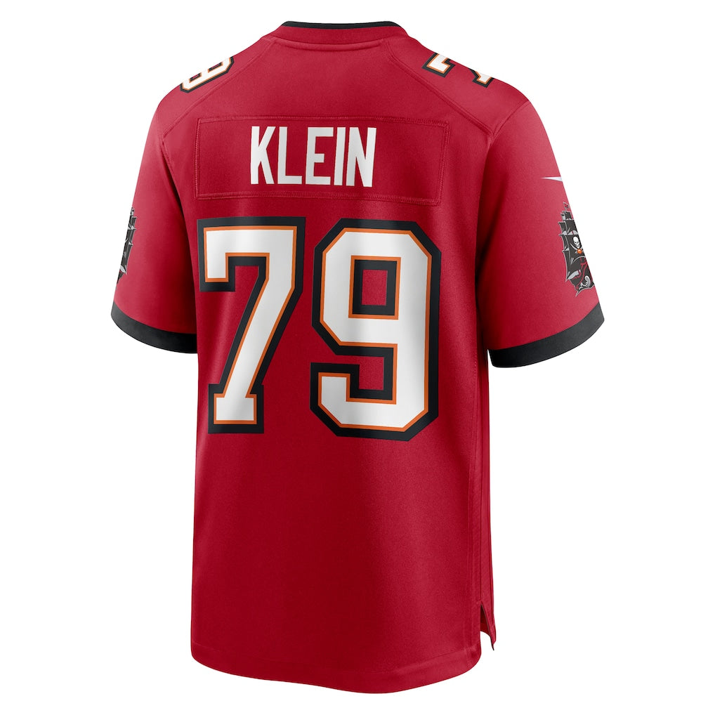 Fenge TB.Buccaneers #79 Elijah Klein Red Game Jersey