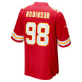 Fenge KC.Chiefs #98 Janarius Robinson Red Team Game Jersey