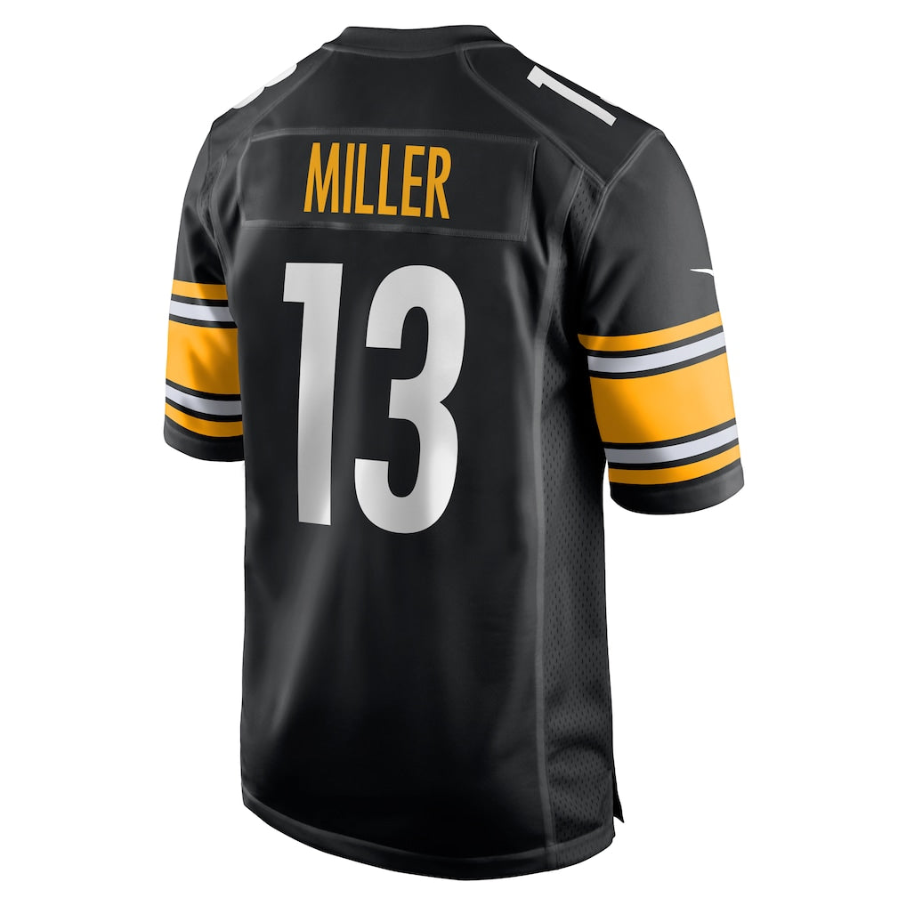 Fenge P.Steelers #13 Scotty Miller Black Game Jersey