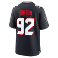 Fenge H.Texans #92 Dylan Horton Navy Team Game Jersey
