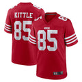 Fenge SF.49ers #85 George Kittle Player Scarlet Player Game Stitched Jerseys