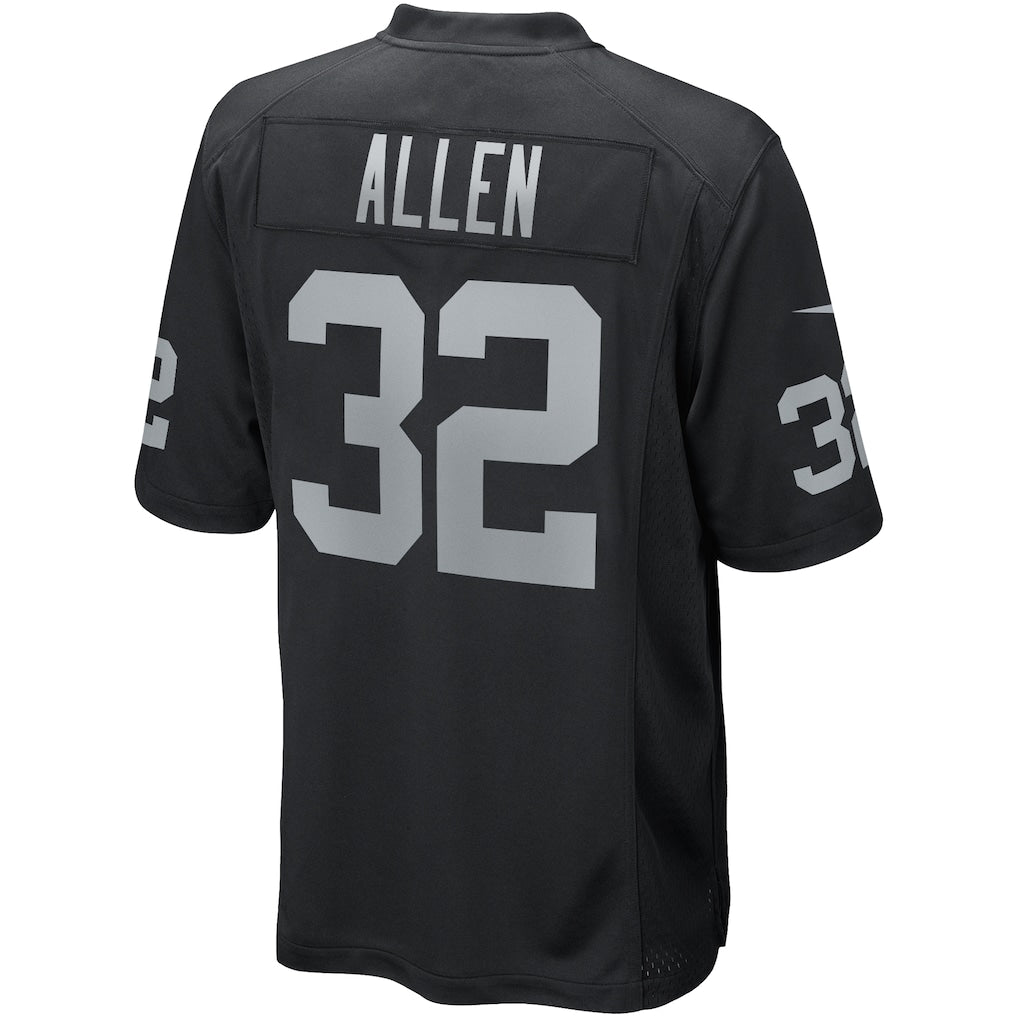 Fenge LV.Raiders #32 Marcus Allen Black Game Retired Player Jersey
