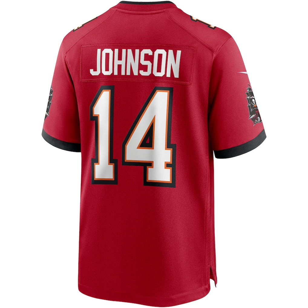 Fenge TB.Buccaneers #14 Brad Johnson Red Game Retired Player Jersey