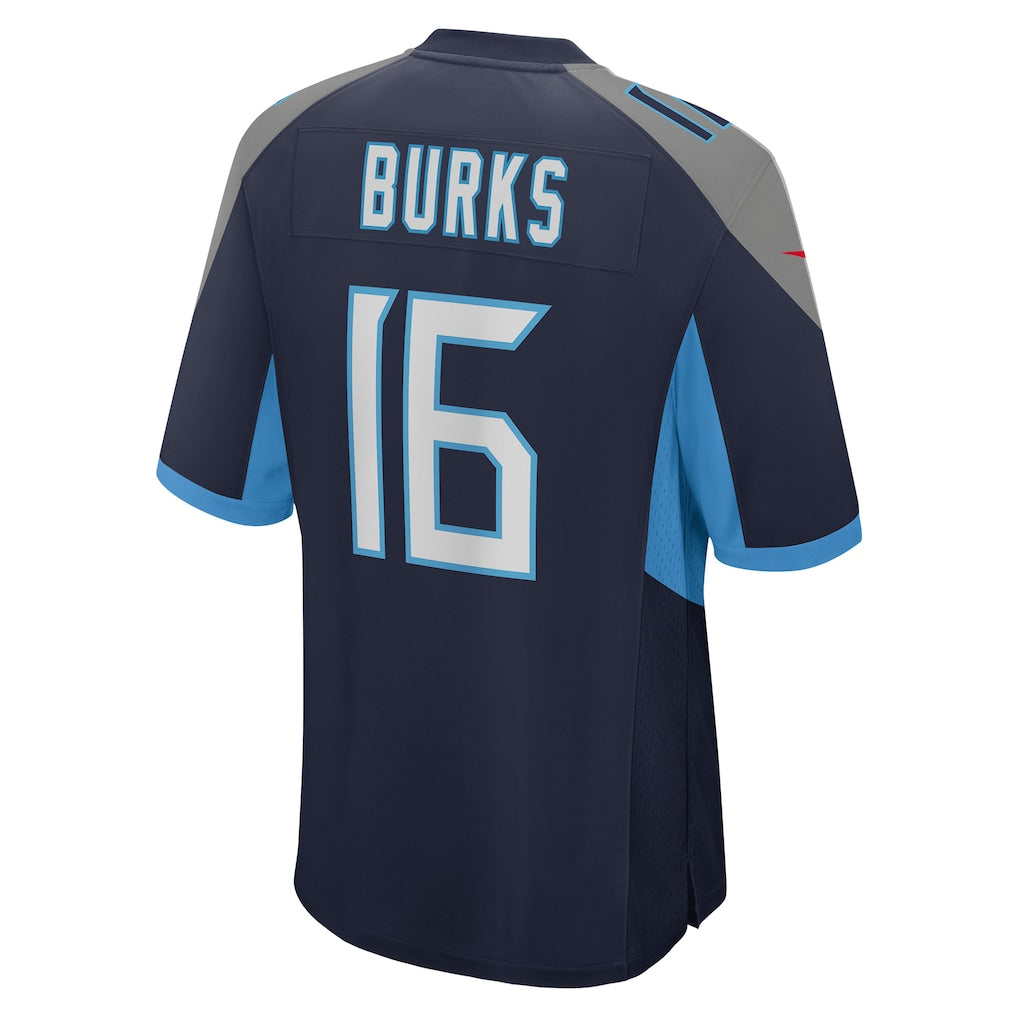 Fenge T.Titans #16 Treylon Burks Navy Player Game Jersey