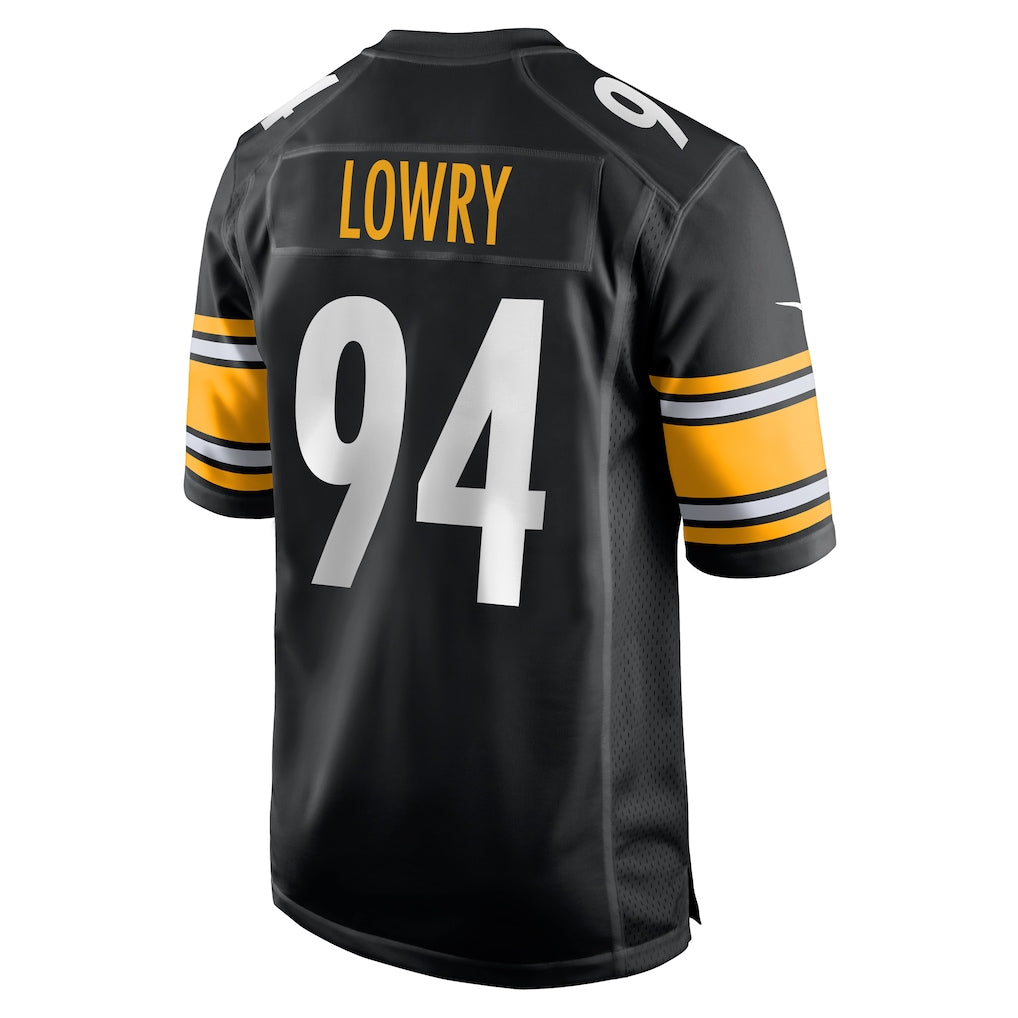 Fenge P.Steelers #94 Dean Lowry Black Game Jersey